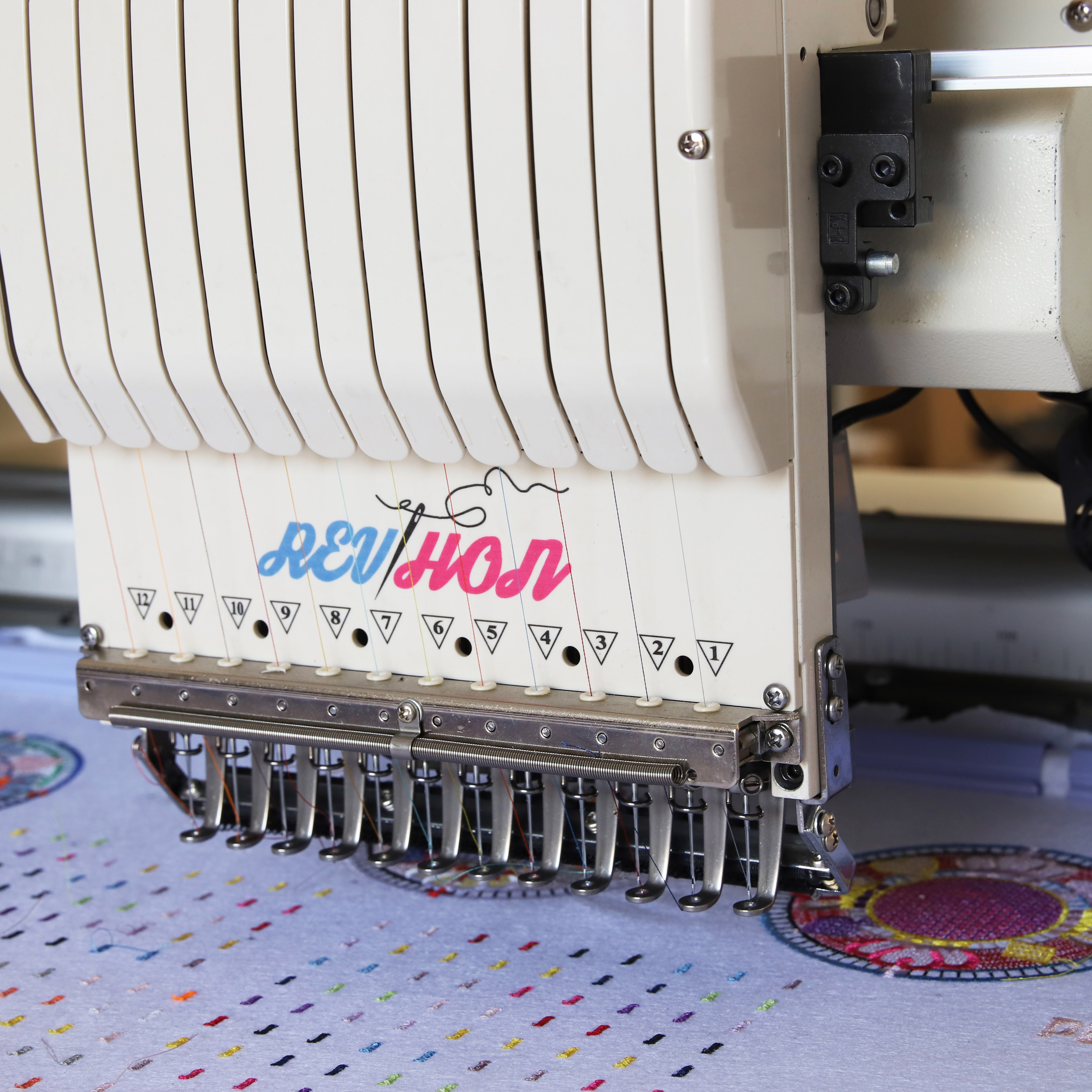 Highly Competitive Professional Low Noise Automated Embroidery Machine