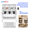 High Precision Intelligent Multifunctional Convenient 3 Heads Automated Embroidery Machine