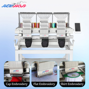 High Quality Intelligent Multifunctional Convenient 3 Heads Automated Embroidery Machine