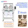 Fast Shipping Chinese Factory High Quality 9/12/15 Needles Computer 2 HEAD Embroidery Machine for Cloth T-shirt Cap